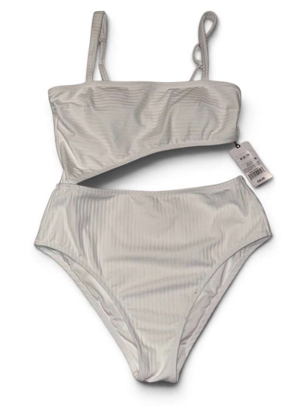 Woman's Shade & Shore Sexy White Bathing-Suit M